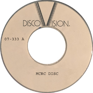 MCA DiscoVision - MCRC DISC